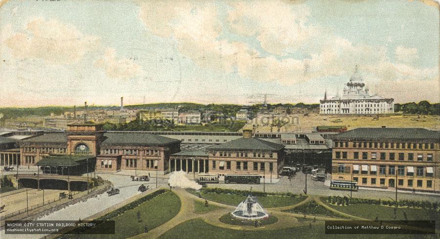 Postcard: New Station, New York & New Haven Railroad, Providence, Rhode Island